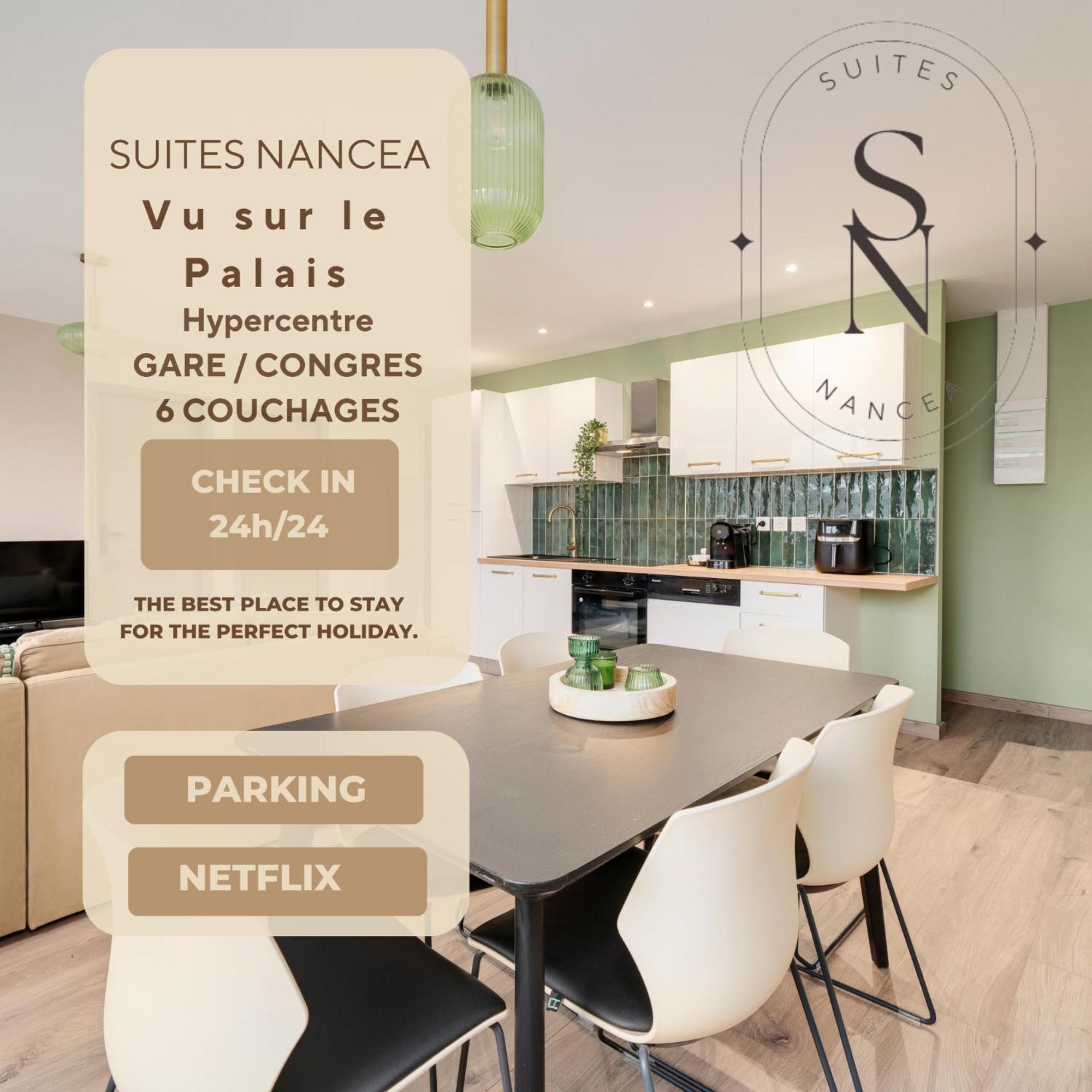 Vue Sur Le Palais - Nancy Gare Congres - Parking - T3 Apartment Екстериор снимка